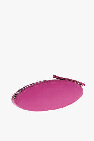 MISSONI Leather Clutch with Contrasting Print