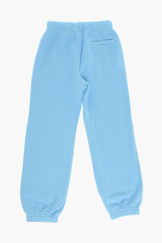 Joggers in Tinta Unita con Ricamo Orsacchiotto
