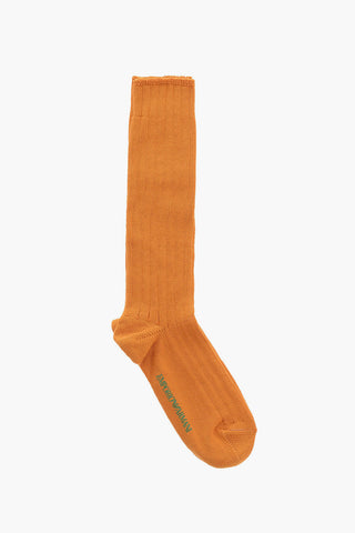 EMPORIO Long Solid Color Cotton Blend Socks