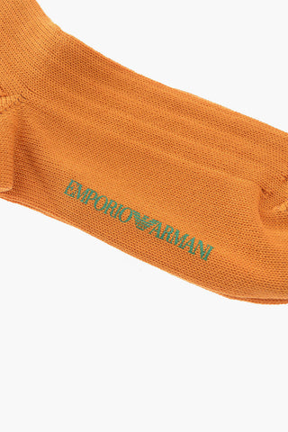 EMPORIO Long Solid Color Cotton Blend Socks