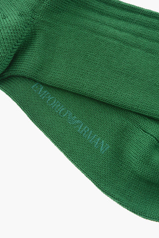 EMPORIO Solid Color Cotton Long Socks