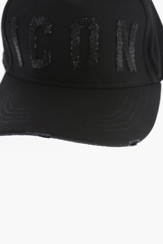 ICON Solid Color Cap with Embossed Detail