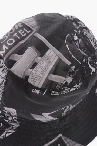 EMPORIO Printed Two-Tone Bucket Hat