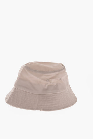 Cappello Bucket ANTON in Tinta Unita con Logo Ricamato