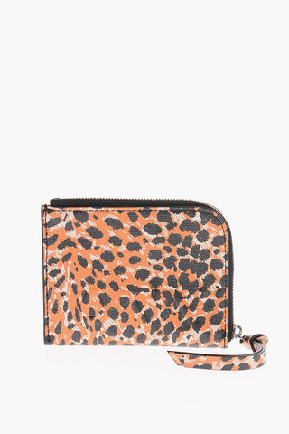 Animal Motif Leather Card Holder