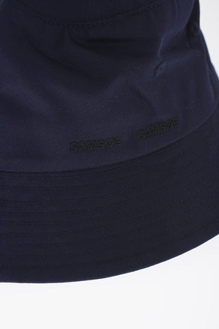 Cappello Bucket ANTON in Tinta Unita con Logo Ricamato