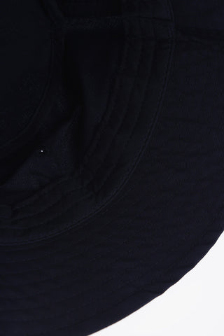 Cappello Bucket ANTON in Tinta Unita con Logo Ricamato