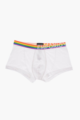 EMPORIO Stretch Cotton Boxer with Multicolor Elastic Band