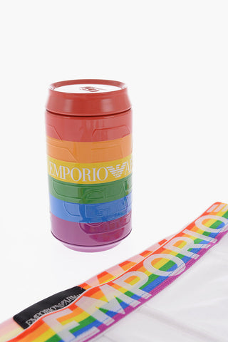 EMPORIO Stretch Cotton Boxer with Multicolor Elastic Band