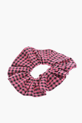 Elastico per Capelli In Motivo a Quadri Gingham