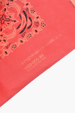 Bandana Motif Cotton Foulard