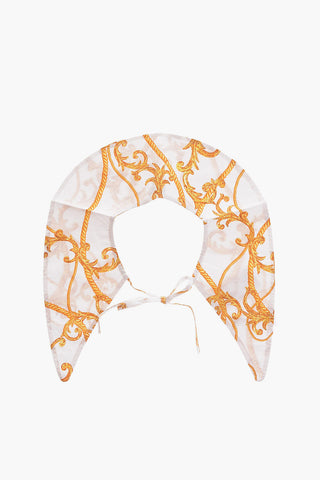 Golden Effect Baroque Motif Collar