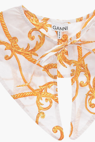 Golden Effect Baroque Motif Collar