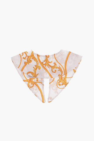 Golden Effect Baroque Motif Collar