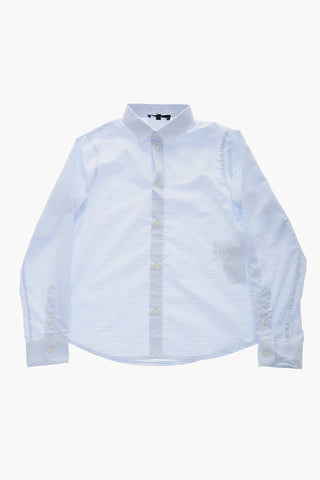 EMPORIO Two-Tone Polka Dots Shirts With classic Collar