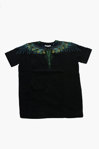 T-shirt Girocollo a Motivo Bnadana