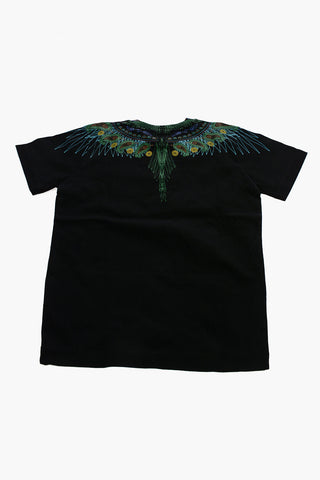 T-shirt Girocollo a Motivo Bnadana