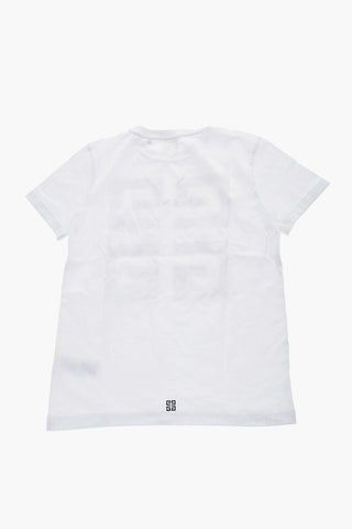T-Shirt Girocollo Stampata sul Fronte