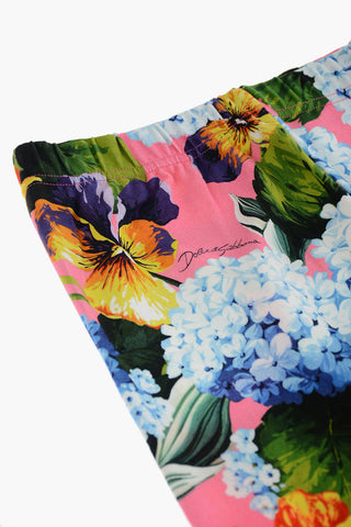 RENAISSANCE Leggings a Fantasia Floreale