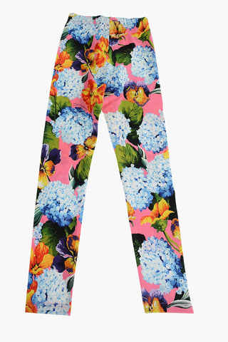 RENAISSANCE Leggings a Fantasia Floreale