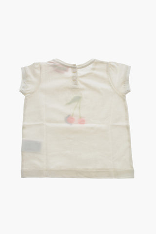 T-Shirt TISSIA Girocollo con Ciligia Ricamata
