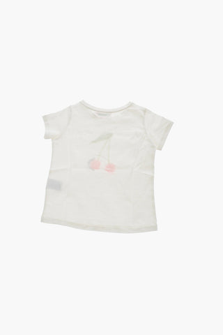 T-Shirt ALCALA Girocollo con Ricamo Ciliegia