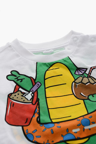 T-Shirt Girocollo Stampata