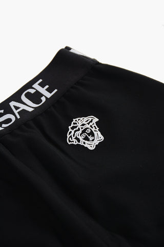 Logoed Waist-Band Pants with 3 Pockets