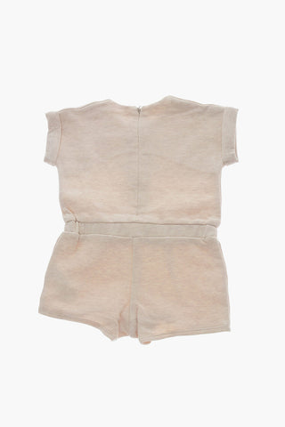 Romper Suit with Golden Buttons