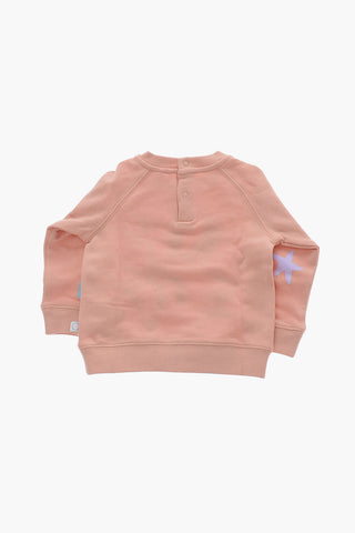 Printed Shorts and Long Sleeve Crew-Neck T-shirt Set