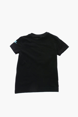 Rundhals-T-Shirt STATIC FUTURA aus Baumwolle mit Logodruck