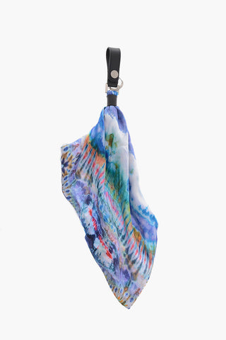 Keyring with TIE DYE BANDANA Pendant