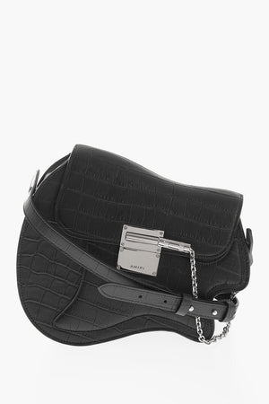 Borsa a Spalla GUITAR in Pelle Stampa Cocco