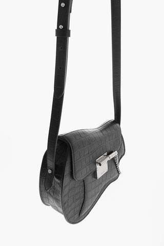 Borsa a Spalla GUITAR in Pelle Stampa Cocco
