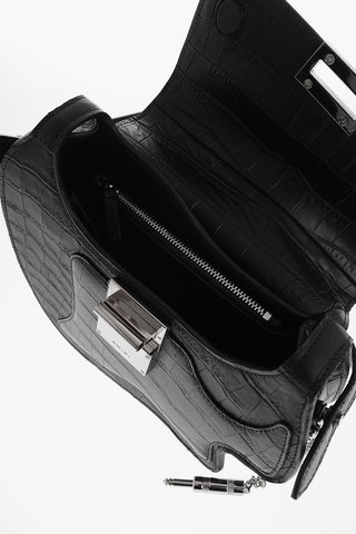 Borsa a Spalla GUITAR in Pelle Stampa Cocco