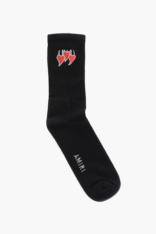 Embroidered HEARTS Socks
