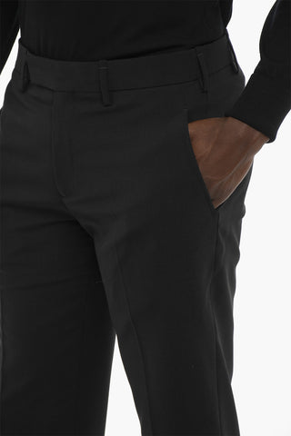 Pantaloni Slim Fit con Caviglia Regolabile