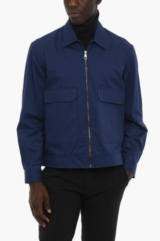 Solid Color MINIMAL HYBRID Overshirt with Maxi Pockets