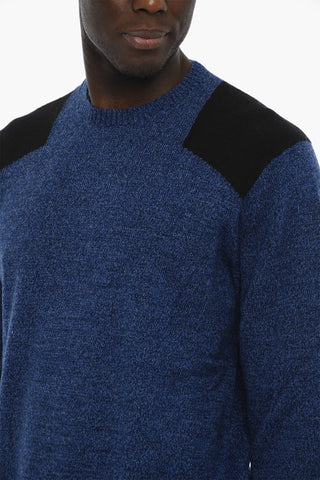 Slim Fit Wool Blend Crew-neck Sweater