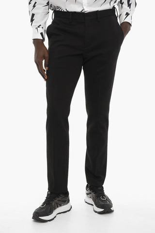 slim fit peak lapel 2-button suit