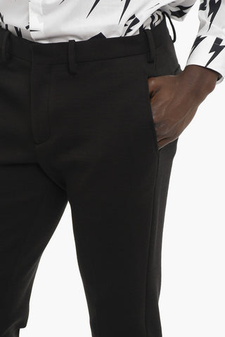 slim fit peak lapel 2-button suit