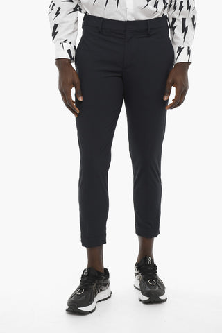 Pantaloni Loose Fit con Zip Alla Caviglia