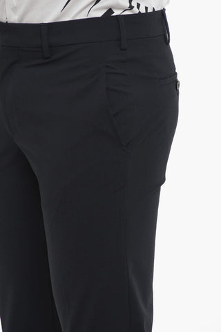 Pantaloni Loose Fit con Zip Alla Caviglia