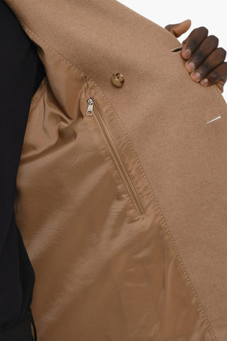 Cappotto Peacoat Doppiopetto in Twill con Dettaglio Modernist