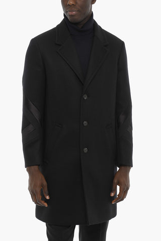Chesterfield Coat with Modernist Details on The Forearms