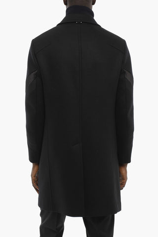 Chesterfield Coat with Modernist Details on The Forearms