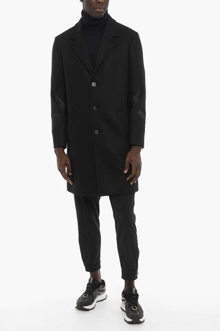 Chesterfield Coat with Modernist Details on The Forearms