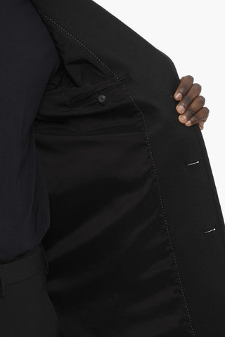 Chesterfield Coat with Modernist Details on The Forearms