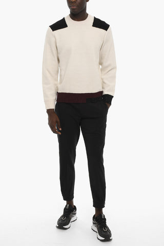 Maglia Girocollo Slim Fit in Lana
