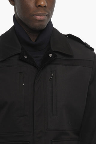 Utility Jacket with Velvet Inner